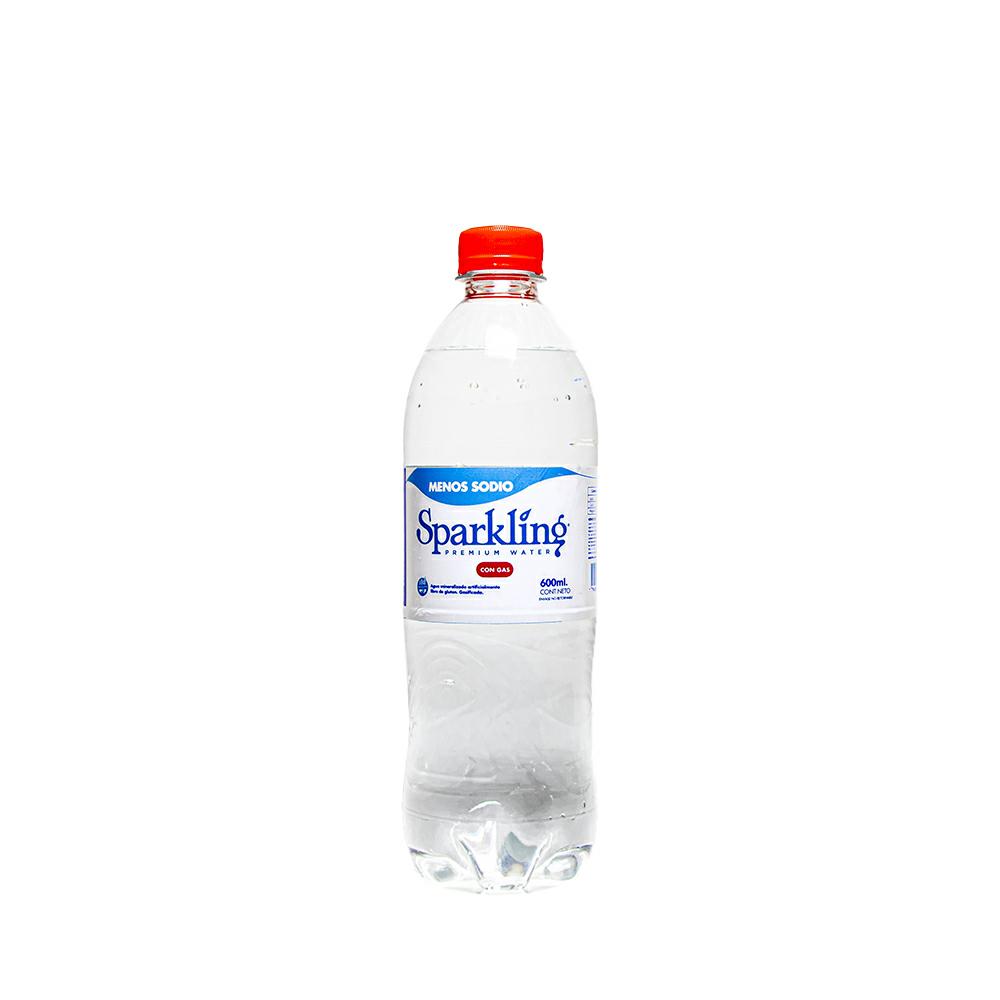 Botella 600cc con gas Pack x 6